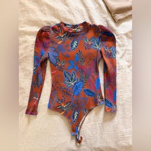 FARM Rio Multicolor Floral Bodysuit